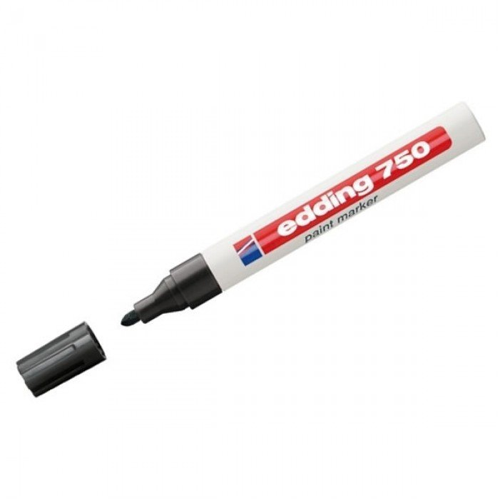 Edding E-750 Paint Marker Kalem Boya Dekorasyon Markörü Siyah