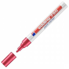 Edding E-750 Paint Marker Kalem Boya Dekorasyon Markörü Kırmızı