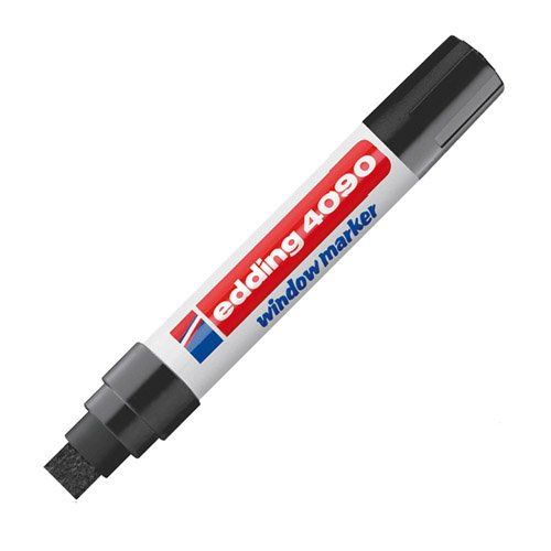 Edding 4090 Chalk Marker Likit Sıvı Tebeşir - Cam Kalemi 4-15mm Siyah