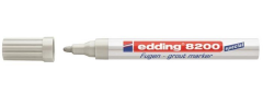 Edding E-8200 Fayans Derzi Kalemi Tekli Blister Açık Gri