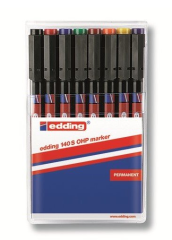 Edding E-140 Ohp Marker Permanent Asetat Kalem 8'li Poşet - S