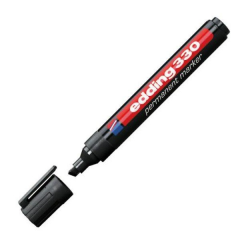Edding E-330 Permanent Marker Kalem Kesik Uçlu Siyah